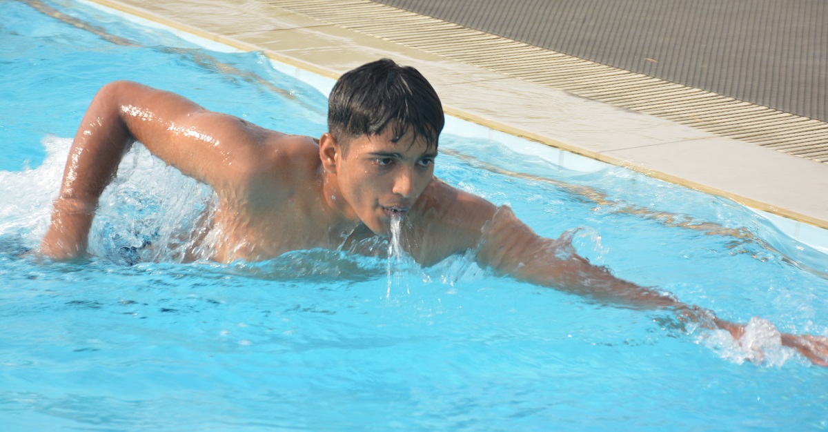 Military college jehlum swimming competition